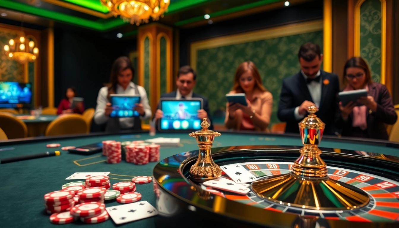 Experience the excitement of Go8 with vibrant casino tables and thrilling games.