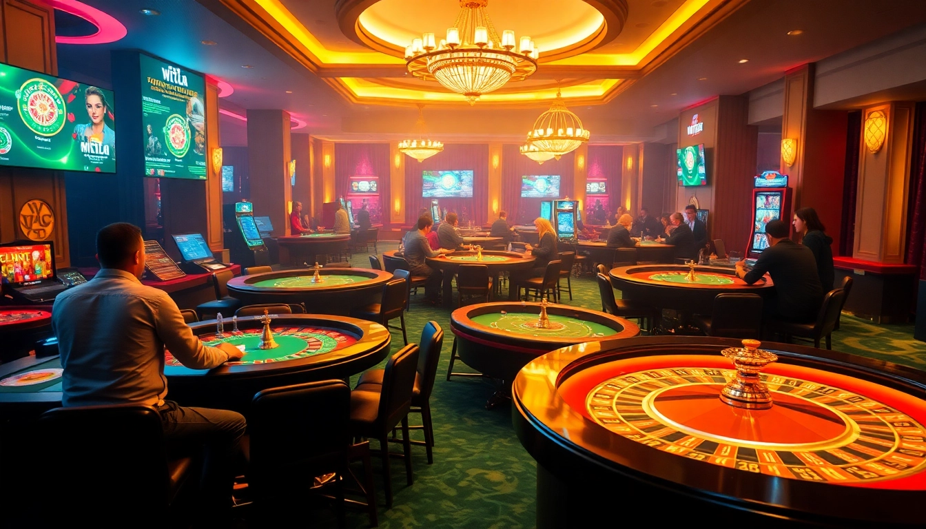 Hitclub's vibrant online casino atmosphere featuring immersive gaming experiences