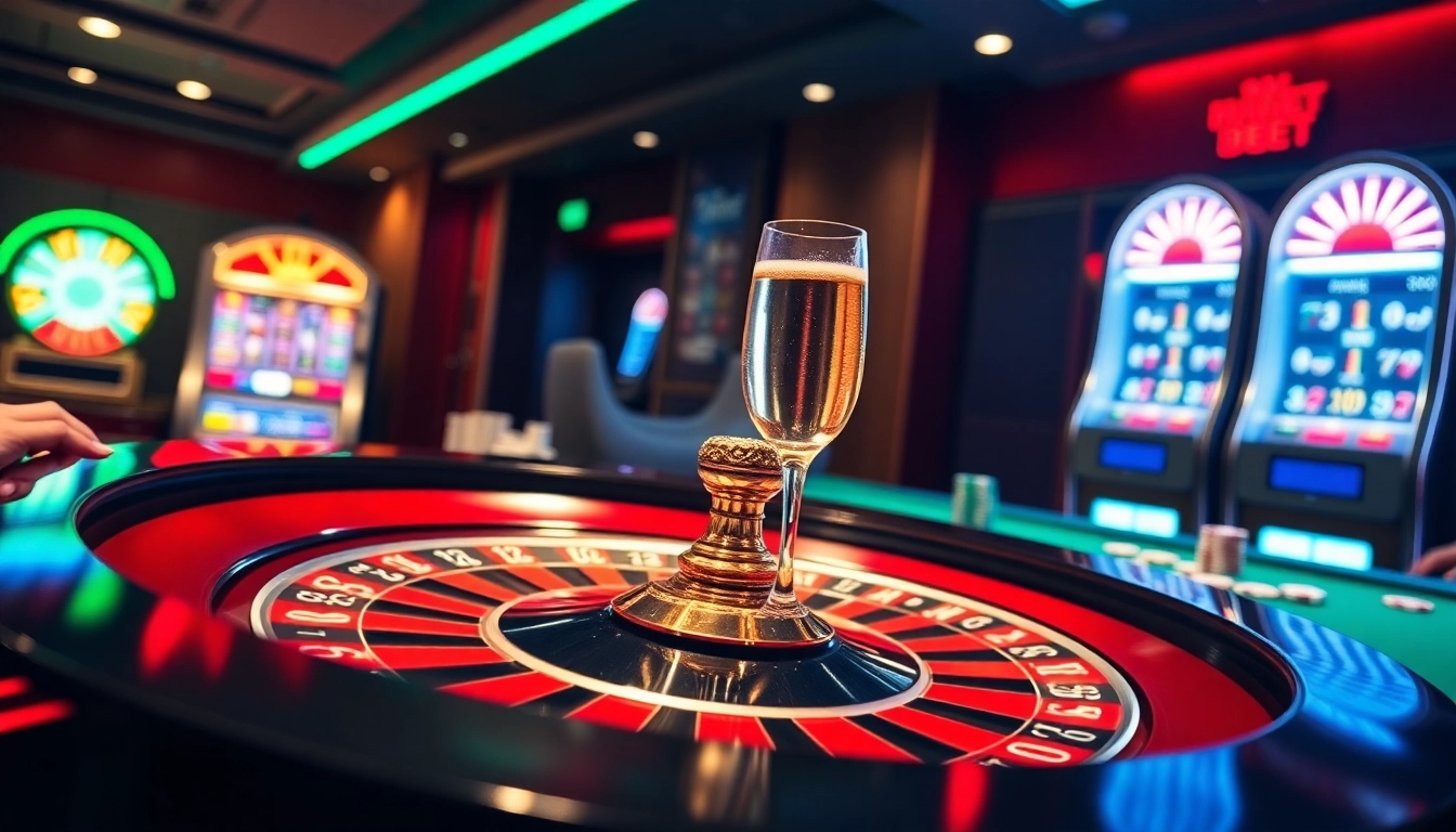 Exciting roulette game at 89bet casino, showcasing luxury and vibrant atmosphere.