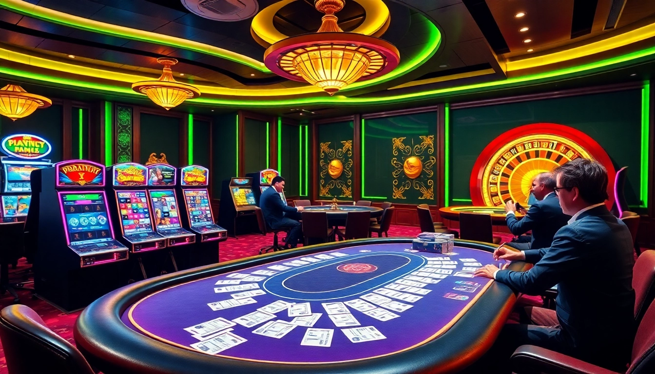 Experience thrilling gameplay at เว็บu31's premier online casino with vibrant tables and slot machines.