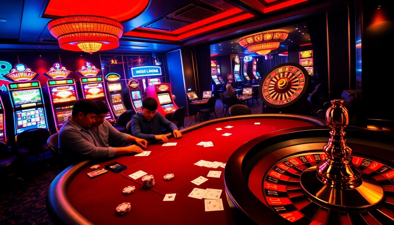 Engage in the excitement of CM88 OKVIP with vibrant casino action featuring poker and roulette.