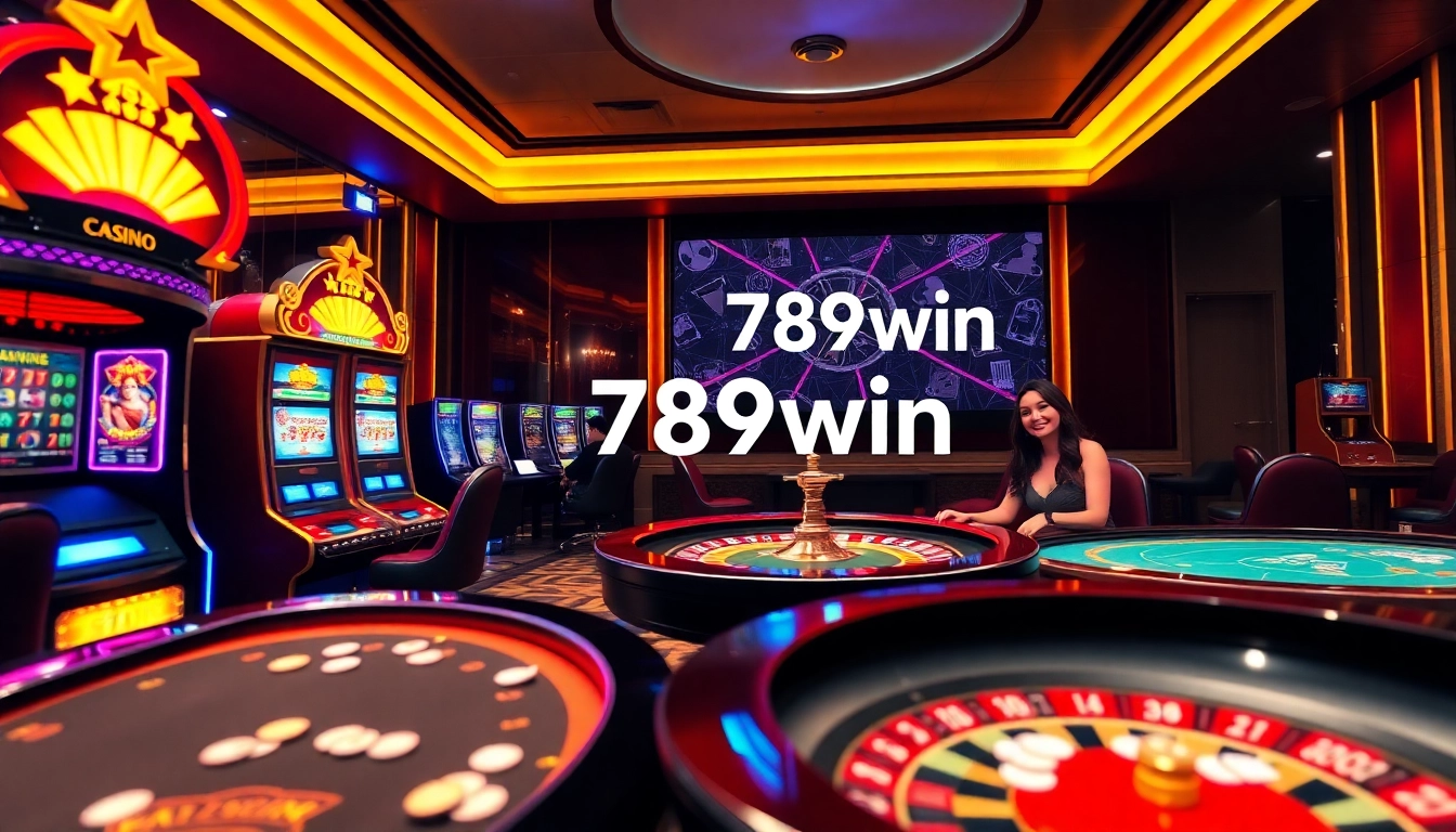 Experience the vibrant energy of 789win link in an upscale casino with engaging players and thrilling games.