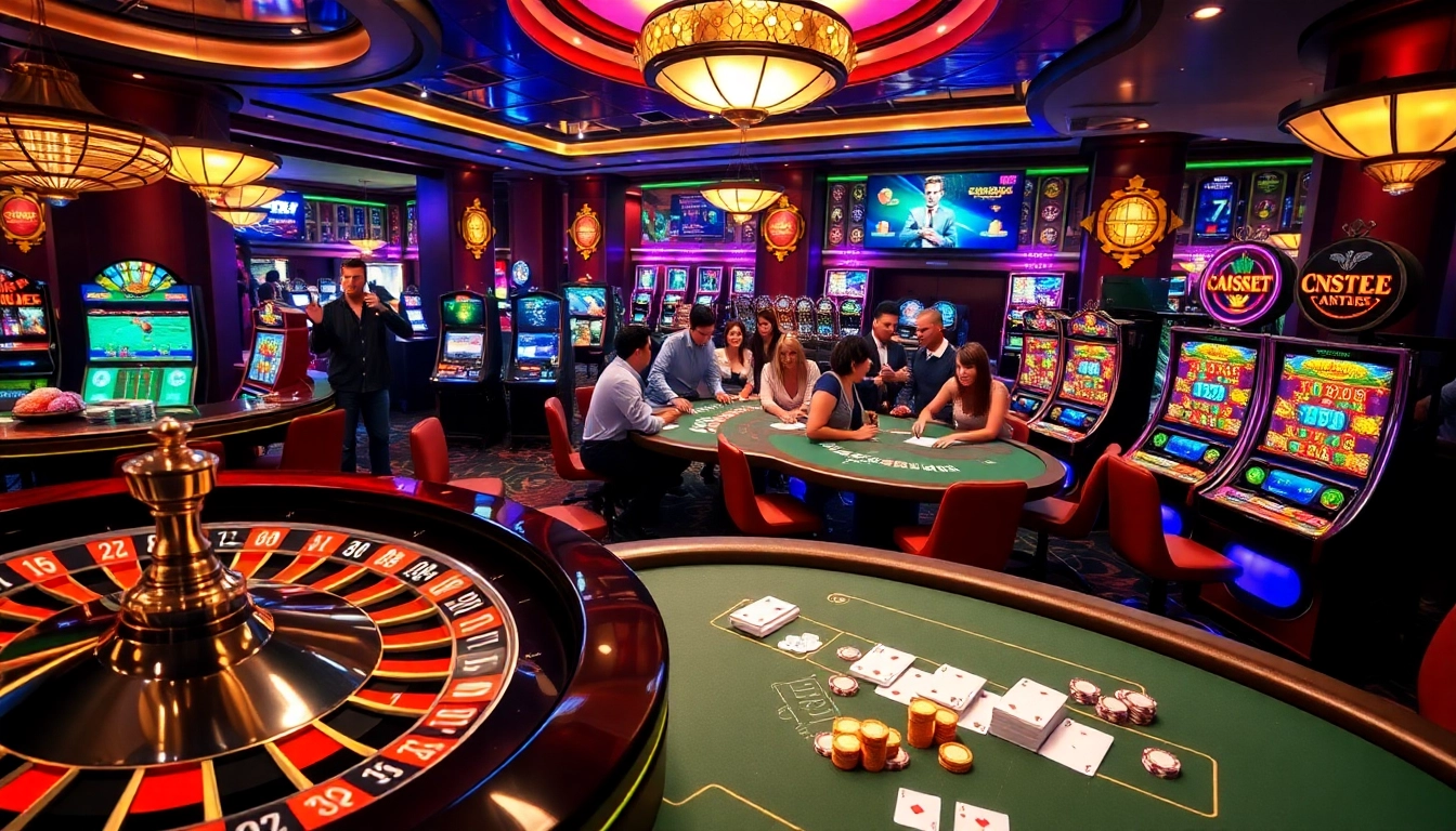 Experience the thrill of gambling at cucu777 with dynamic tables, vibrant slots, and excited players.