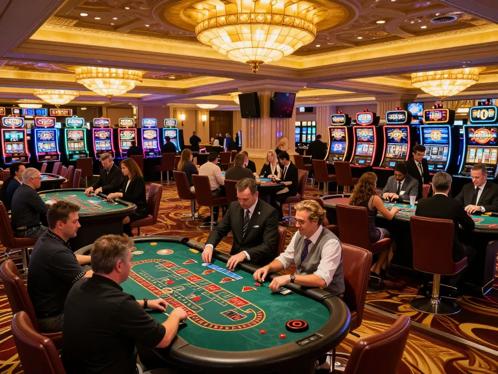 Experience the excitement of F8BET's casino floor with dynamic gameplay and vibrant atmosphere.