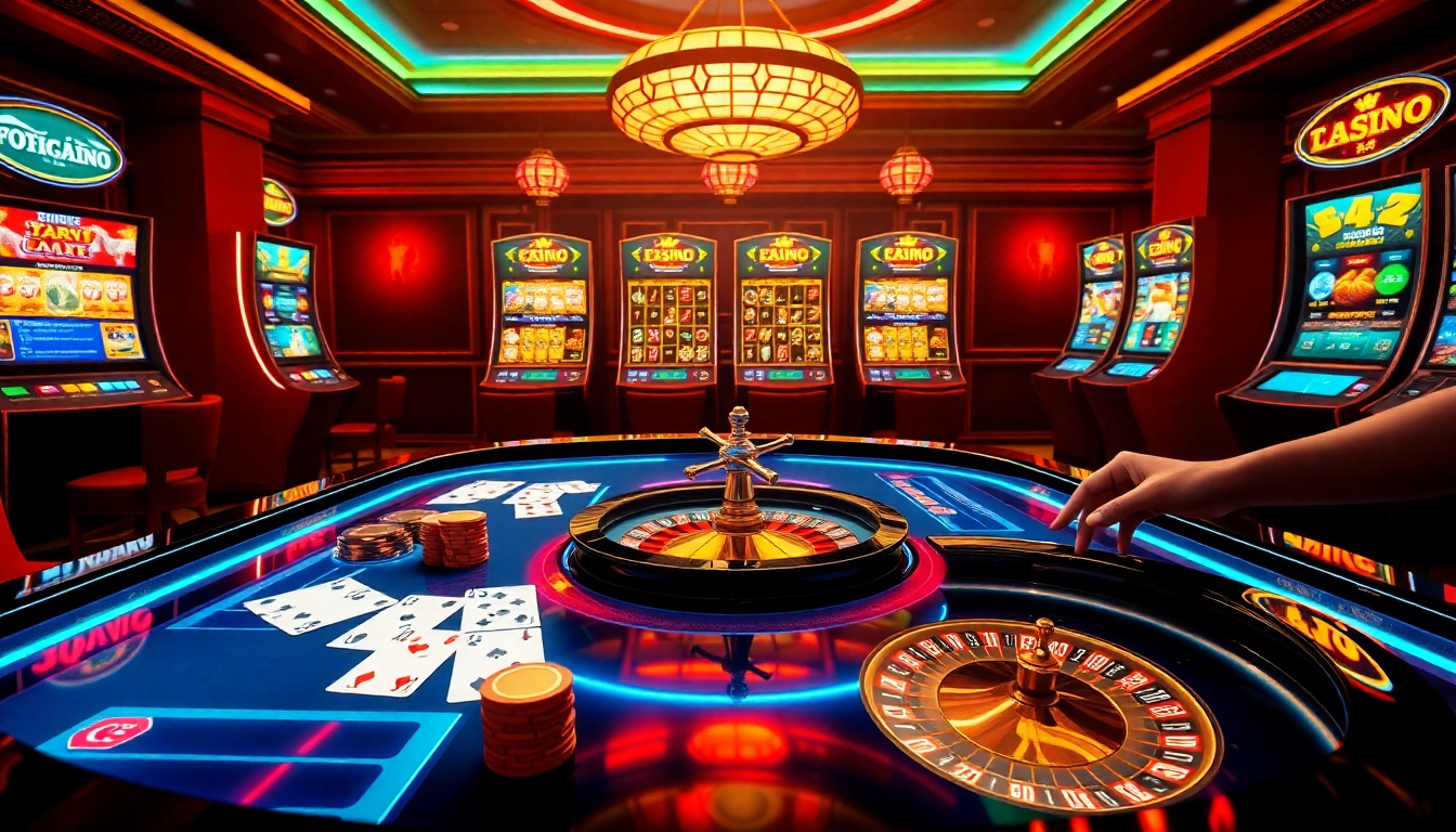 Active gambling scene showing Nhà cái uy tín hàng đầu châu Á offering live casino betting and strategic chip placement