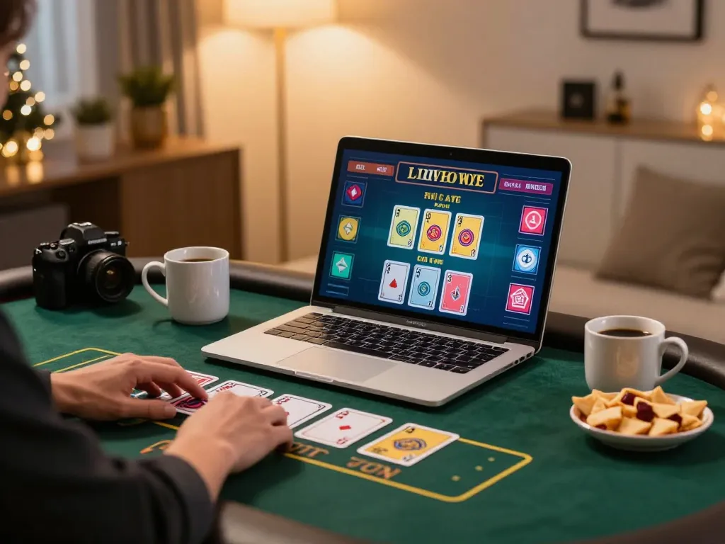 Experience Canada online casinos with live dealer games in a cozy home setting.