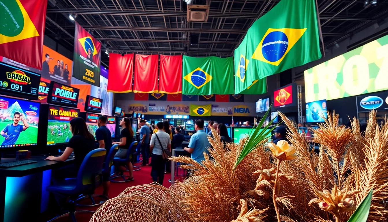 Experience Brazil iGaming & Events in 2026 with an energetic setup showcasing vibrant culture.