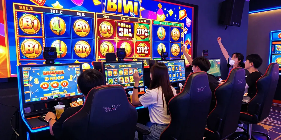 Engaged players enjoying bonus buy slots in a vibrant virtual casino atmosphere.