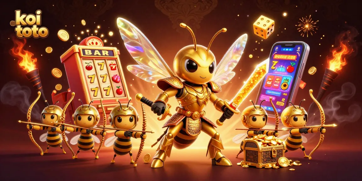 Experience the thrill of koi toto online casino with a vibrant jackpot scene featuring exciting game elements.